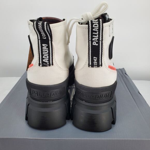 Palladium Womens 9 Revolt HI TX Star White Platform Boot 97242-116-M New - Picture 6 of 9